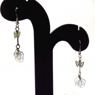 Golden Contemporary Earring Jhumka Jhumki Fashion Jewelry Drop Dangle Long EA372